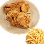 Half Chicken In Batter 